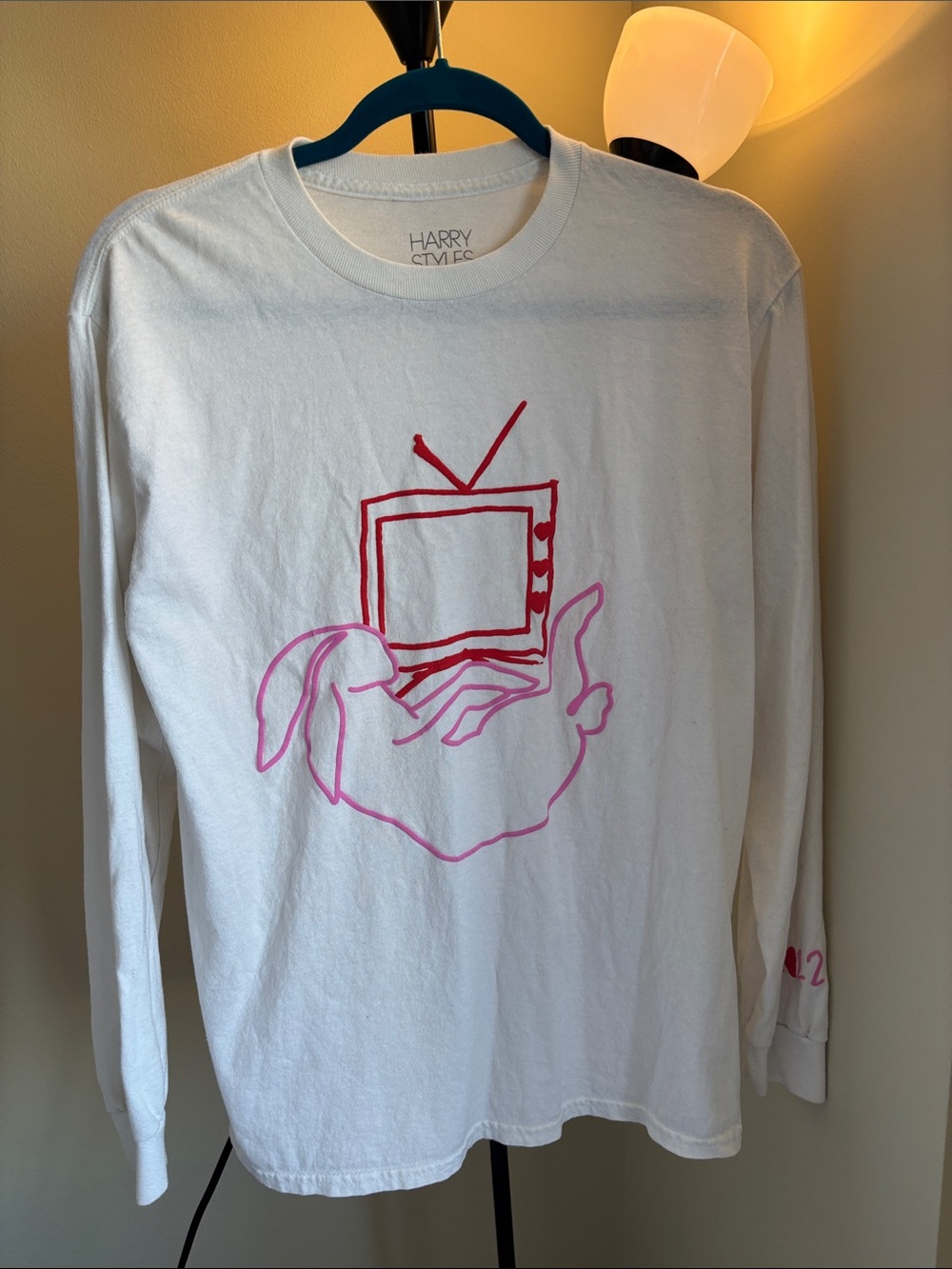 Harry Styles Merch White Long-Sleeve Graphic Shirt